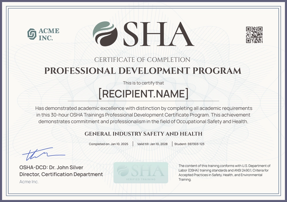 Certificate Template 3